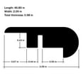 thumbnail image 3 of Select Surfaces Silver Spring Stair Nose Molding 5-pack, 3 of 5