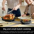 thumbnail image 6 of Ninja Crispi 5-in-1 Portable Glass Air Fryer Cooking System, Bonus Glass Containers & Accessories, 6 of 10