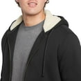 thumbnail image 3 of Eddie Bauer Men's Shearling Hoodie, 3 of 7
