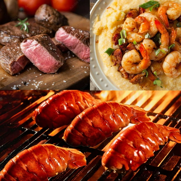 Member's Mark Premium Surf and Turf Curated Box, Frozen, 4.38 lbs