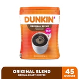 Dunkin' Donuts Original Blend Ground Coffee, Medium Roast, 45 oz ...