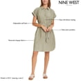 thumbnail image 4 of Nine West Women's Shirt Dress, 4 of 7