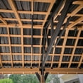 thumbnail image 5 of Range Cedar and Steel Gazebo with Lofted Roof and PowerPort, 5 of 8
