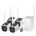 thumbnail image 1 of Swann MaxRanger 4K Long Range Solar Camera Security System, 4 pk., 1 of 10