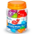 thumbnail image 1 of Learning Resources Snap-N-Learn Stacking Whales, Mixed Media, 1 of 7