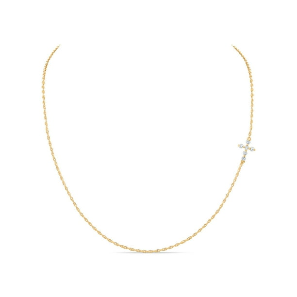 Cross Pendant Sam's Club Jewelry Necklaces White Gold Macy's