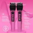 thumbnail image 7 of JOYC Mic Drop Karaoke Machine with 2 Wireless Mics & RGB Lights, Choose Color, 7 of 7