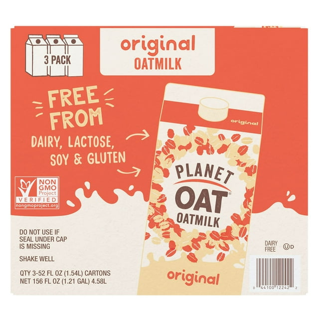 Planet Oat Original Oatmilk 52 fl. oz., 3 pk.