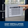 thumbnail image 3 of GE 5,000 BTU Mechanical Window Air Conditioner for Small Rooms, White, 3 of 8
