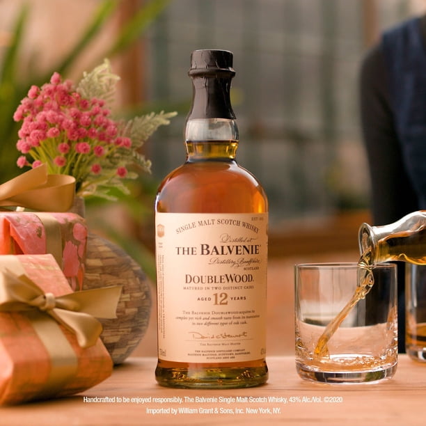 The Balvenie Aged 12 Years DoubleWood Scotch Whisky, 750 ml