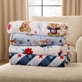 thumbnail image 4 of Member's Mark Red, White & Blue Lounge Throw Collection, 60" x 70", 4 of 7