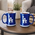thumbnail image 4 of Logo Brands Los Angeles Dodgers 14oz Relief Mug Set, 4 of 4