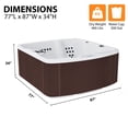 thumbnail image 6 of Lifesmart LS550 Plus 5-Person 65-Jet 230v Spa with Ozonator, 6 of 10