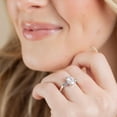 thumbnail image 7 of Lab Created 2.23 CT. T.W. Oval & Baguette Cut Lab Created Diamond Ring in 18K Gold, 7 of 9