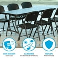 thumbnail image 6 of Lifetime 6' Commercial Grade Stacking Folding Table, Assorted Colors, 6 of 12