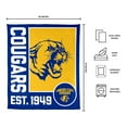 thumbnail image 3 of Logo Brands Lawson State Cougars 60"x70" Super Plush Blanket, 3 of 6