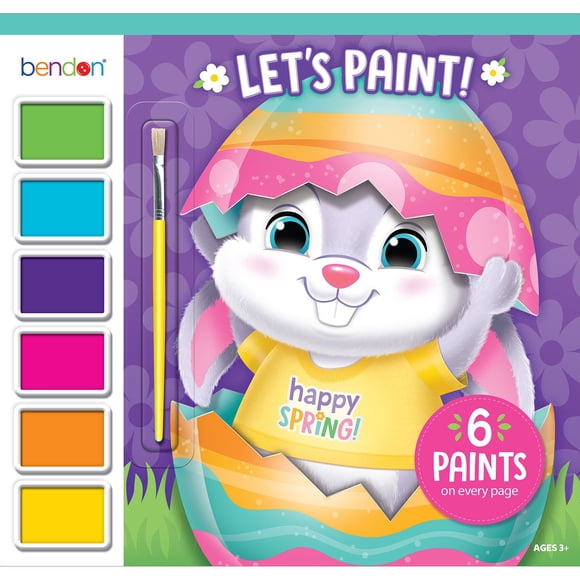 Bendon Let's Paint! Water Palette Activity Book