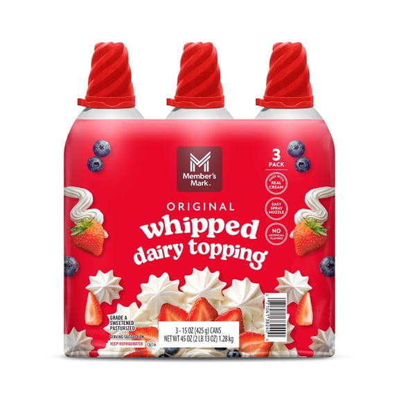 Member's Mark Original Dairy Whipped Topping 15 oz., 3 pk.