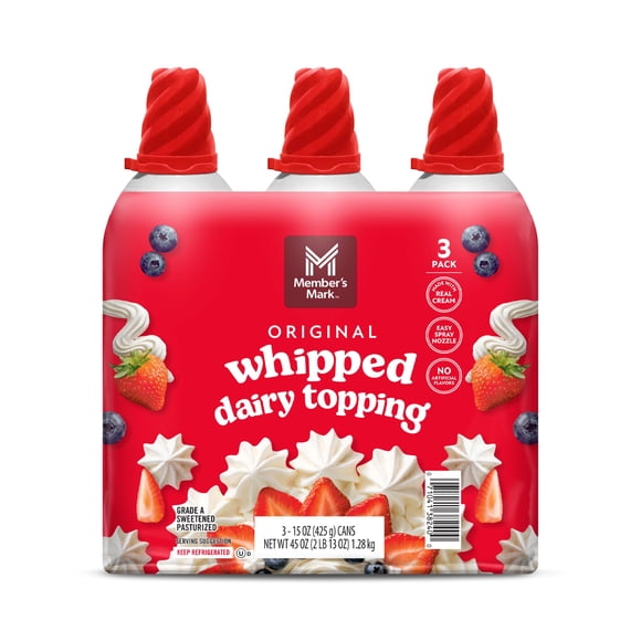 Member's Mark Original Dairy Whipped Topping 15 oz., 3 pk.