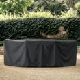 thumbnail image 6 of Member's Mark Catalina Teak Dining Set with Sunbrella Fabric, 7pc, 6 of 9