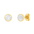 thumbnail image 1 of Lab Created Diamond Earrings in 14K Gold, 1 of 4