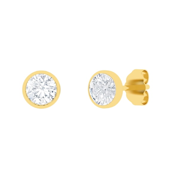 Lab Created Diamond Earrings in 14K Gold