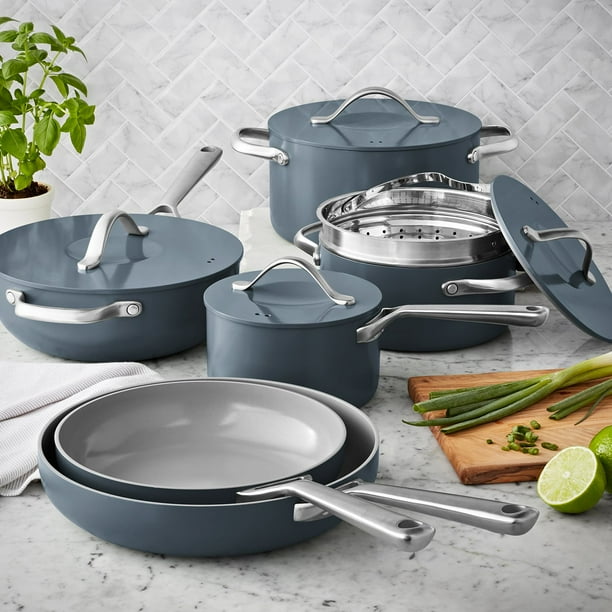 Member's Mark 11-Piece Modern Ceramic Cookware Set - Samsclub.com