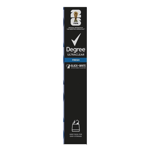 Degree for Men Ultraclear Black+White Deodorant Dry Spray, Fresh