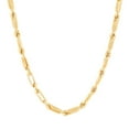 thumbnail image 1 of Milano Square Twist Chain in 14k Yellow Gold, 3mm, 1 of 14