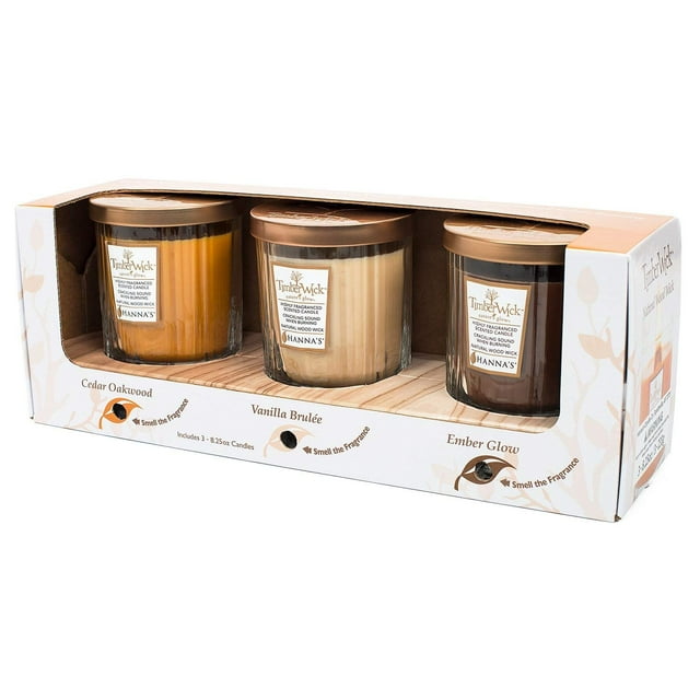 TIMBERWICK CANDLES 3 - 8.25 OZ