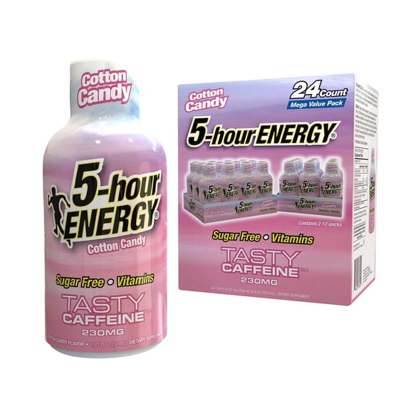 5-hour ENERGY Shot, Cotton Candy 1.93 fl. oz., 24 pk.