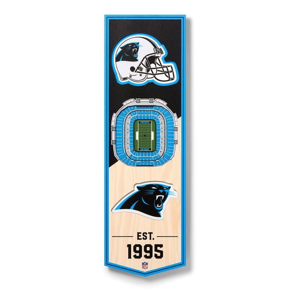 YouTheFan NFL 6" x 19" 3D Stadium View Banner