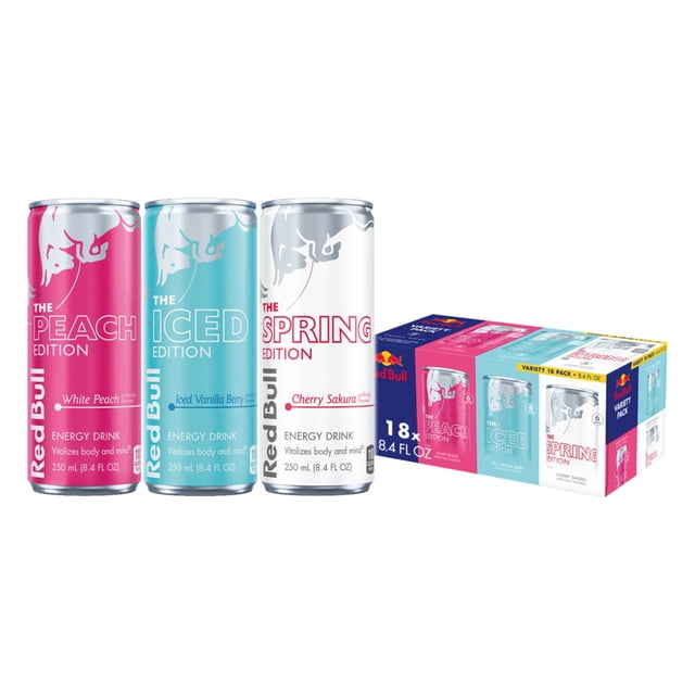 Red Bull Spring Edition Variety Pack, 8.4 fl. oz., 18 pk.