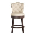 thumbnail image 6 of HH2 Home Edenwood Wood Counter Height or Bar Height Swivel Stool, 6 of 10