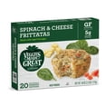 thumbnail image 1 of Veggies Made Great Spinach & Cheese Frittatas, Frozen, 20 ct., 40 oz., 1 of 7