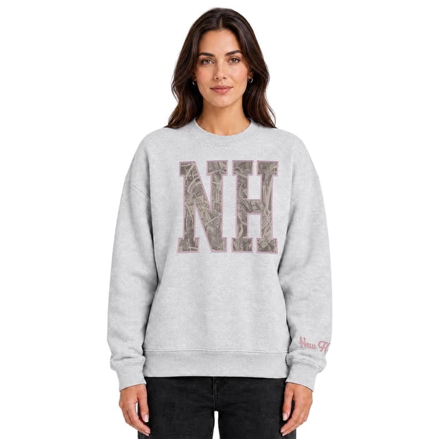 State of Mine Women's Camo Letters State Sweatshirt