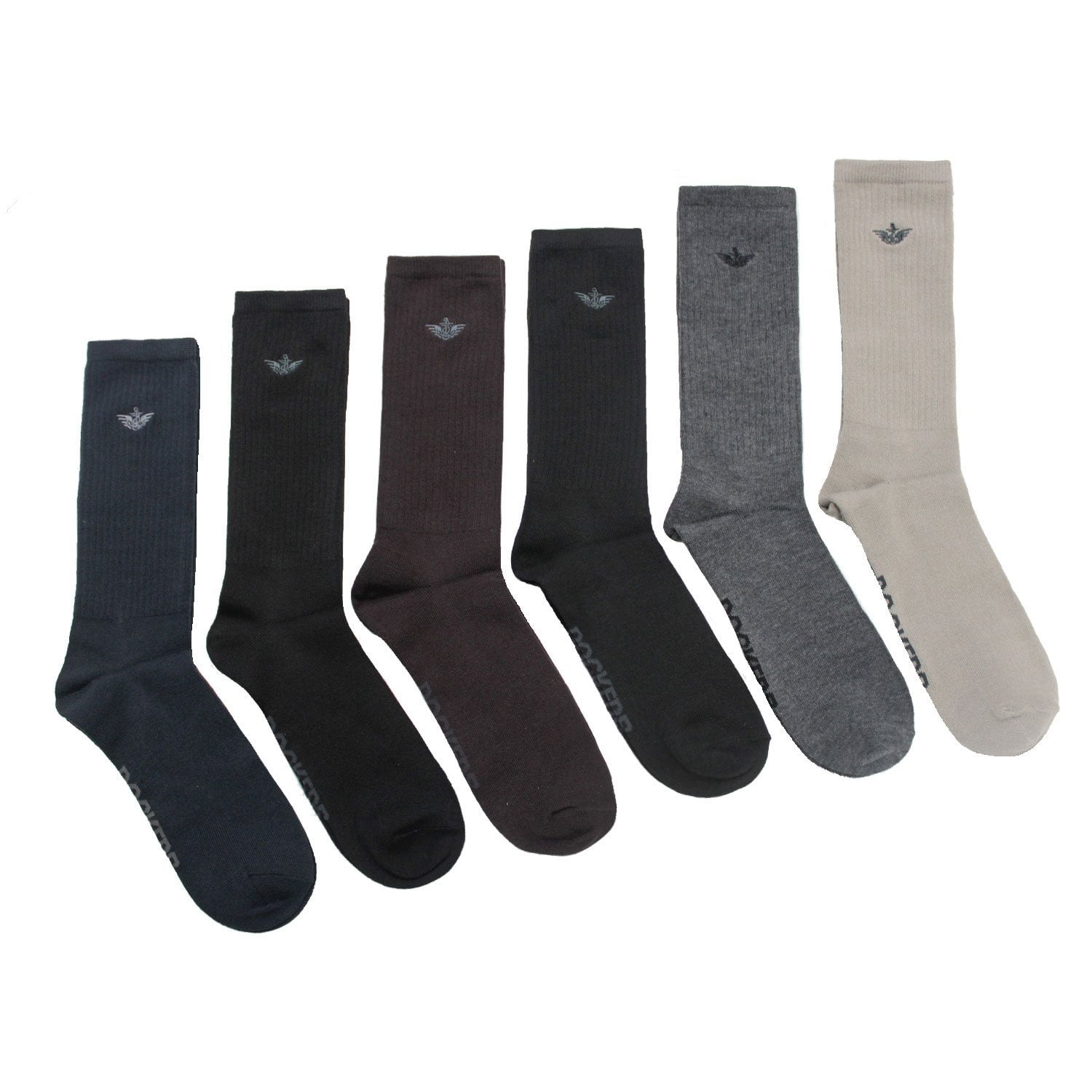 dockers men's classics dress flat knit crew socks multipairs Amazon.com: DOCKERS Men's Performance Socks