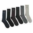 thumbnail image 2 of Dockers Men's 6-Pack Embroidered Repreve Dress Crew Sock, 2 of 4