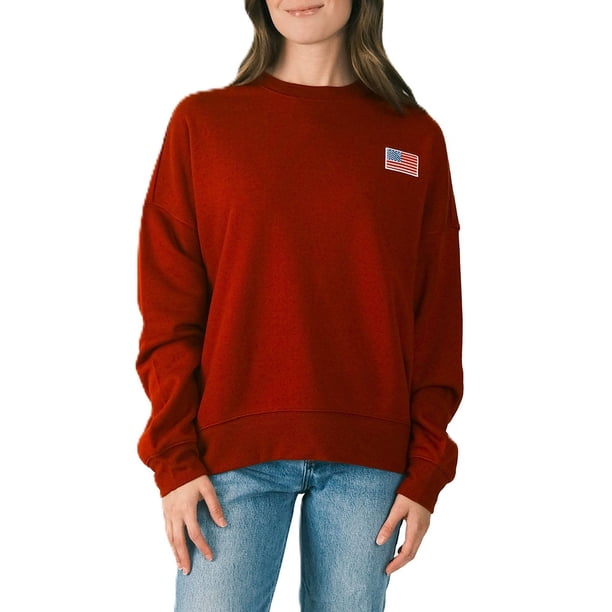 Mighty Fine Women's Americana Crewneck Sweatshirt - Samsclub.com