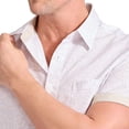 thumbnail image 6 of Nick Graham Men's Performance Short Sleeve Woven Sport Shirt, 6 of 9
