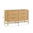 thumbnail image 5 of details by Becki Owens Charlotte 6-Drawer Wood Dresser, 5 of 9