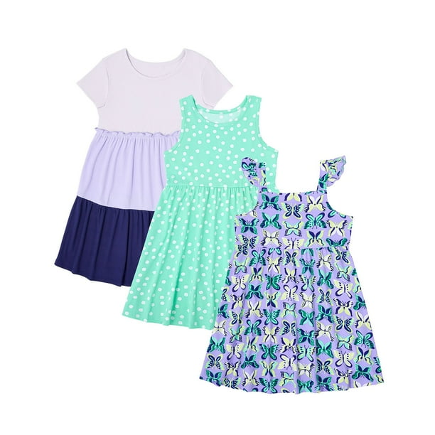Member's Mark Girls 3-Pack Knit Dress - Samsclub.com