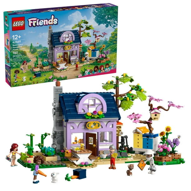 LEGO Friends Beekeepers' House and Flower Garden Building Set