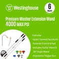 thumbnail image 2 of Westinghouse 4000 PSI 10.5 ft. Pressure Washer Extension Wand, 2 of 7