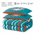 thumbnail image 5 of Logo Brands Miami Dolphins Comforter Set, 5 of 5