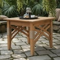 thumbnail image 8 of Cambridge Casual Salinas Teak Patio Set with Tan Cushions, 5pc, 8 of 13