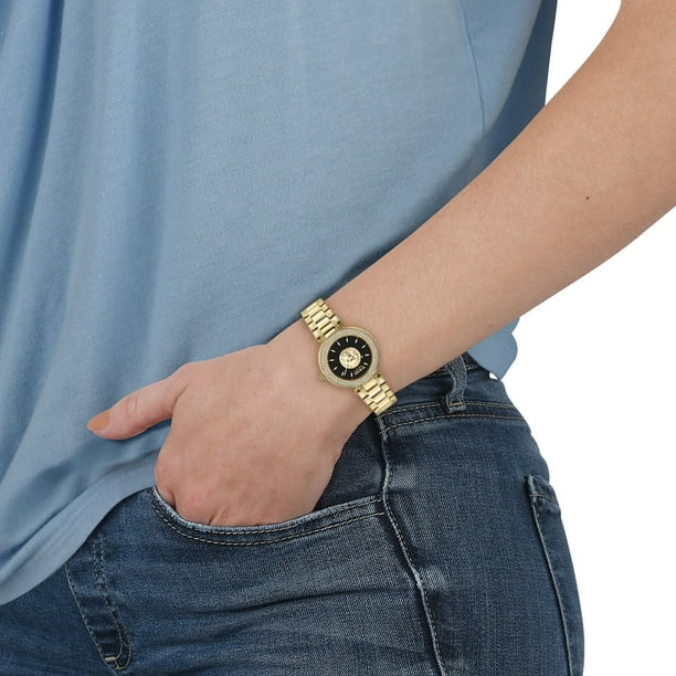 Versus Versace Brick Lane Lion Crystal Bracelet Watch, 36mm