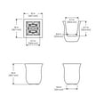 thumbnail image 6 of Mayne Valencia 16" Square Planter, 6 of 8