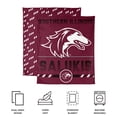 thumbnail image 6 of Logo Brands Southern Illinois Salukis 60"x70" Super Plush Blanket, 6 of 7