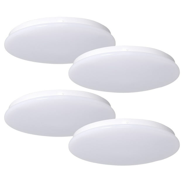 Honeywell 1500 Lumen Dimmable LED 15" Round Ceiling Light 4 Pk.